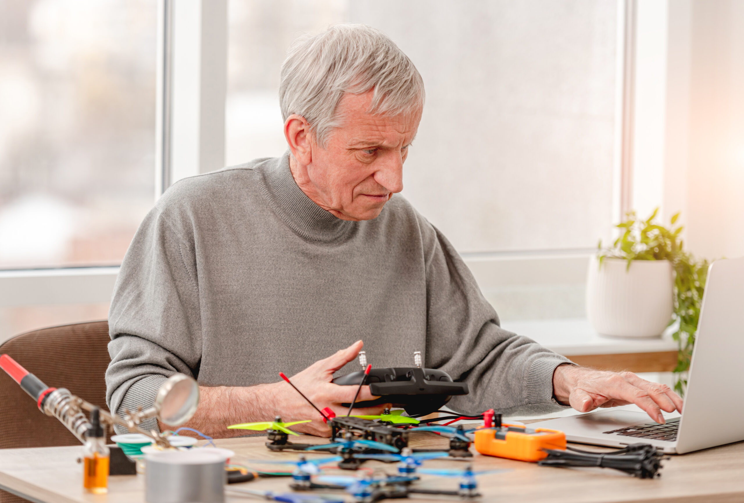 Quadcopter control panel programming